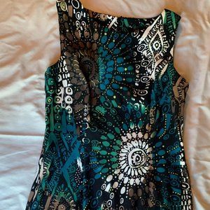 Sleeveless Multicolor Dress